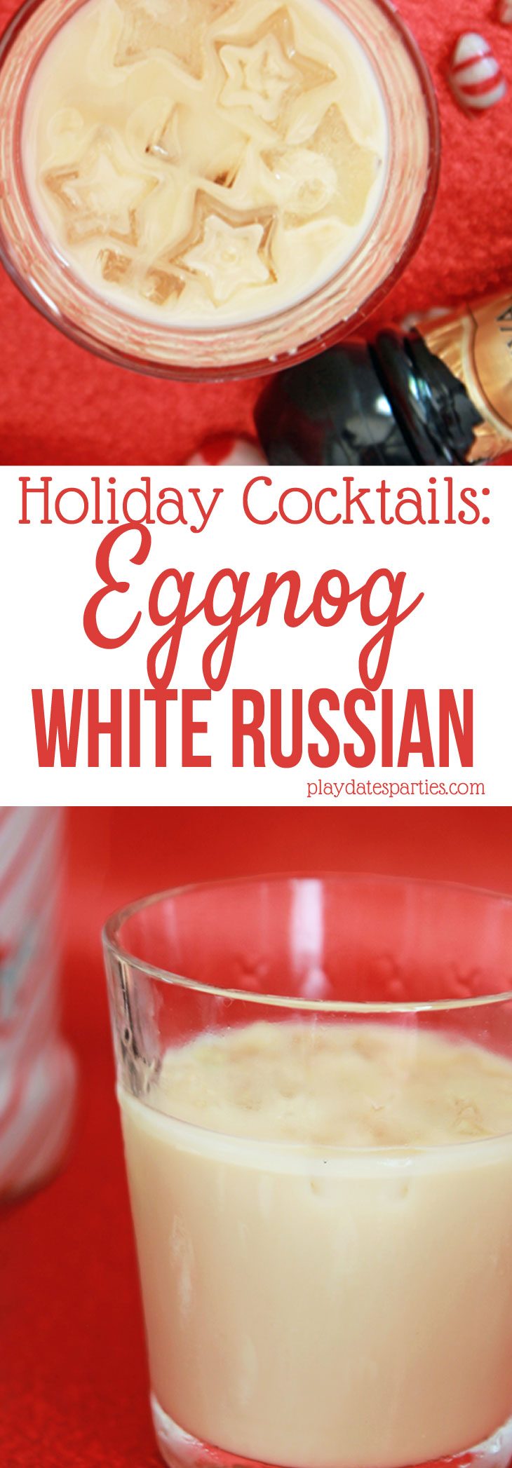 Brighten up your Christmas celebrations this year with this easy holiday cocktail: the eggnog white russian.