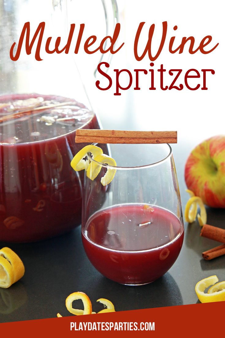 No list of holiday cocktails is complete without mulled wine, and this mulled wine spritzer recipe is an easy and refreshing way to get the best flavors of mulled wine without having to turn on the stove.