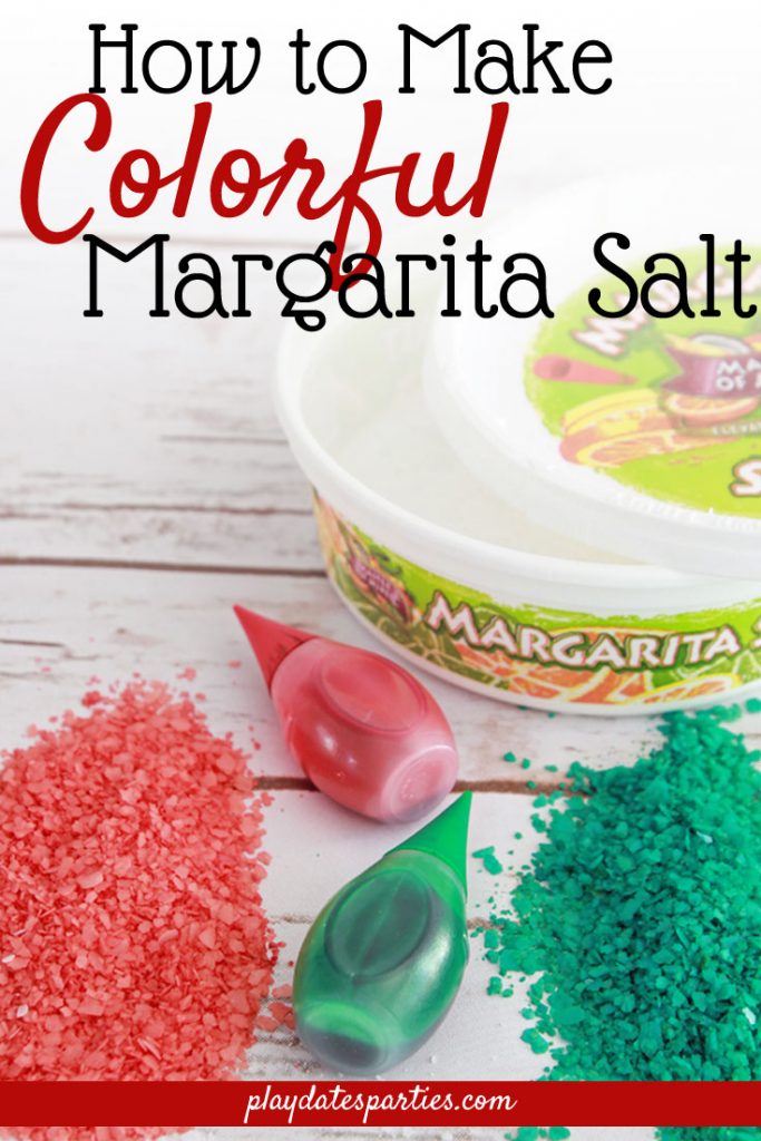 How to Make Colored Margarita Salt | Ways to Garnish Mixed Drinks by From Play Dates to Parties