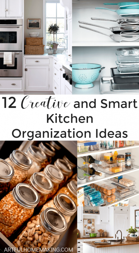 12 Creative and Smart Kitchen Organization Ideas From Artful Homemakeing.