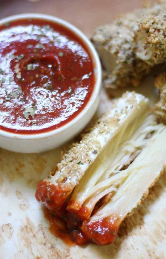 Vegan 'Mozzarella' Sticks at Strength and Sunshine