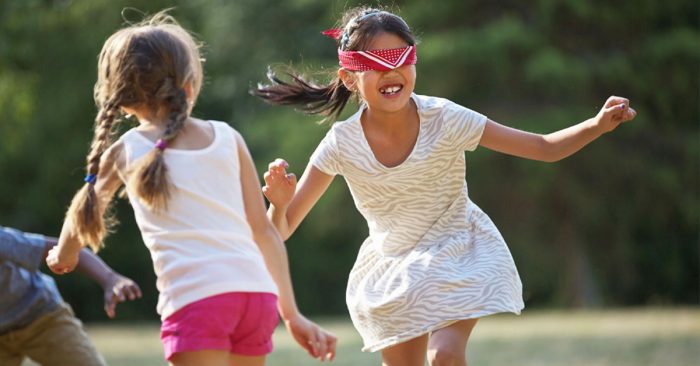 Plan easy party activities for kids like obstacles courses.