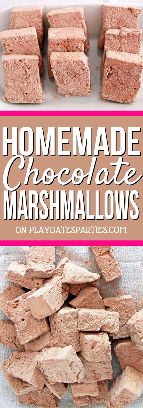 I bet your favorite way to eat marshmallows includes chocolate. Why not skip putting the separate pieces together and head over to playdatesparties.com to try this incredible homemade chocolate marshmallow recipe instead?
#desserts #chocolate #chocolaterecipes #marshmallows #pdpsweets