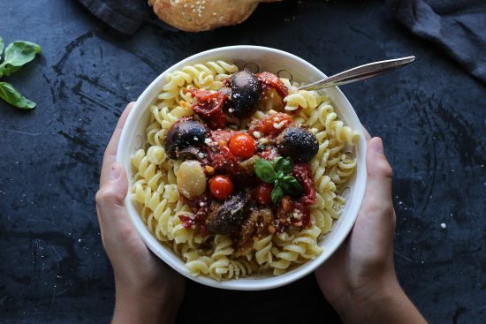 Roasted Tomato and Mushroom Garlicky Sauce by Garden in the Kitchen