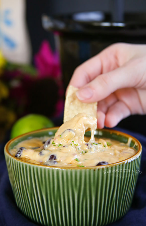 Black Bean Jalapeño Popper Queso from Kleinworth & Co.