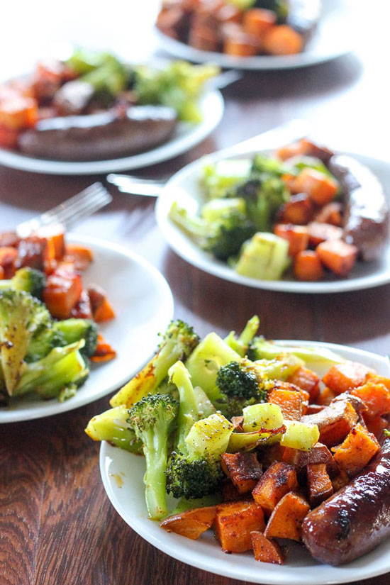 Sausage and Cajun Sweet Potatoes