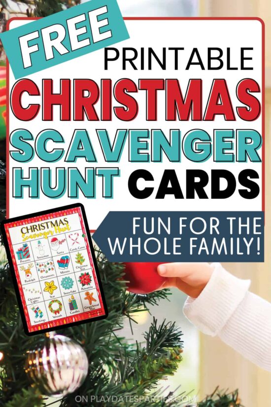 Christmas Scavenger Hunt | Free Printable for Kids