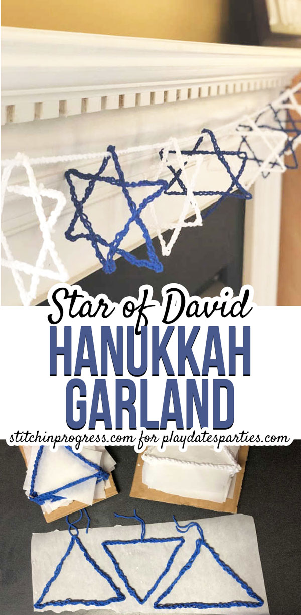 Want a Star of David craft that is simple enough for kids to make and is perfect for decorating your home during the festival of lights? Make this free crochet design as a family, and you will have a beautiful DIY Hanukkah garland that will be filled with memories.
#hanukkahdecorations #holidaycrochet #crafts