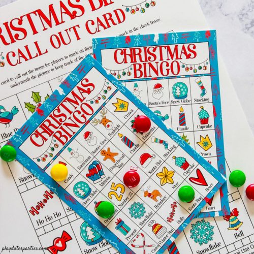 Free Printable Christmas Bingo Cards for Kids