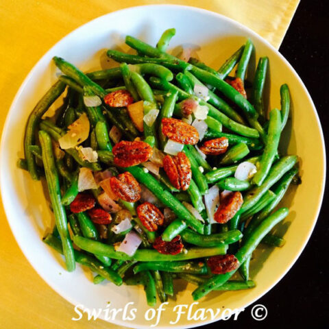 Image for Buttery Green Beans With Glazed Pecans
