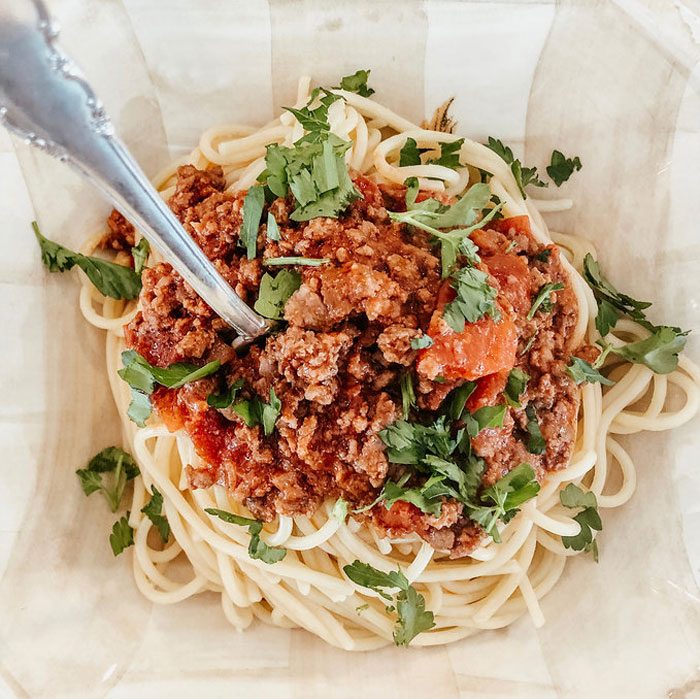 Authentic & Easy Pasta Bolognese Recipe From Dabbling & Decorating.