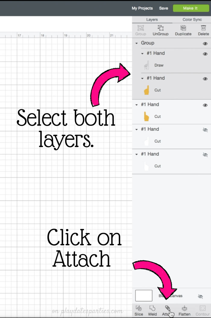 How to make the Cricut cut properly around a drawing.