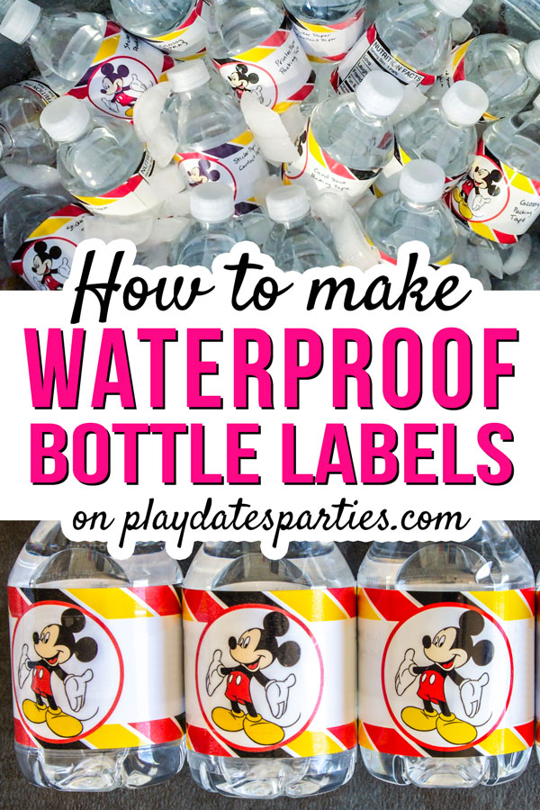 How To Make Your Own Water Bottle Labels in 5 Easy Steps