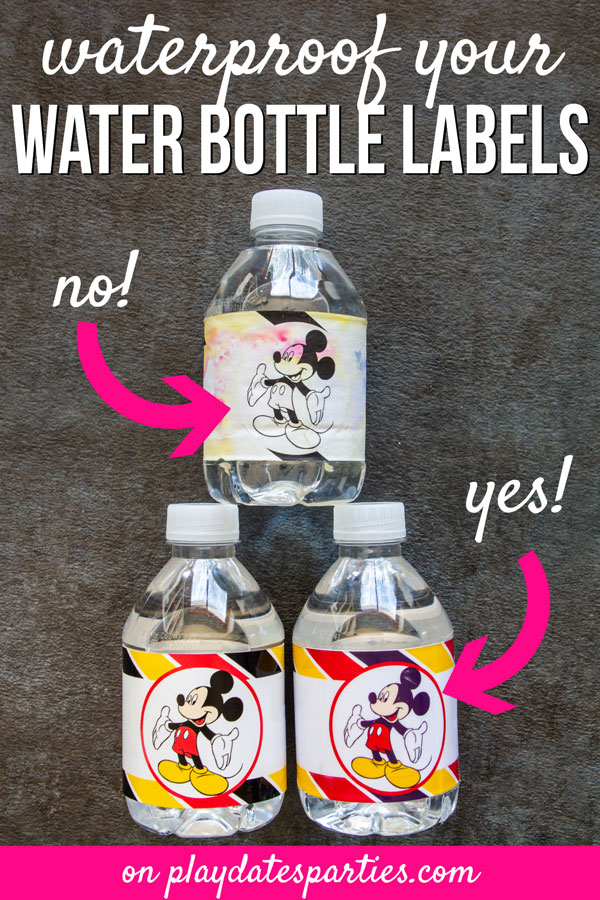 Waterproof Printable Labels For Bottles