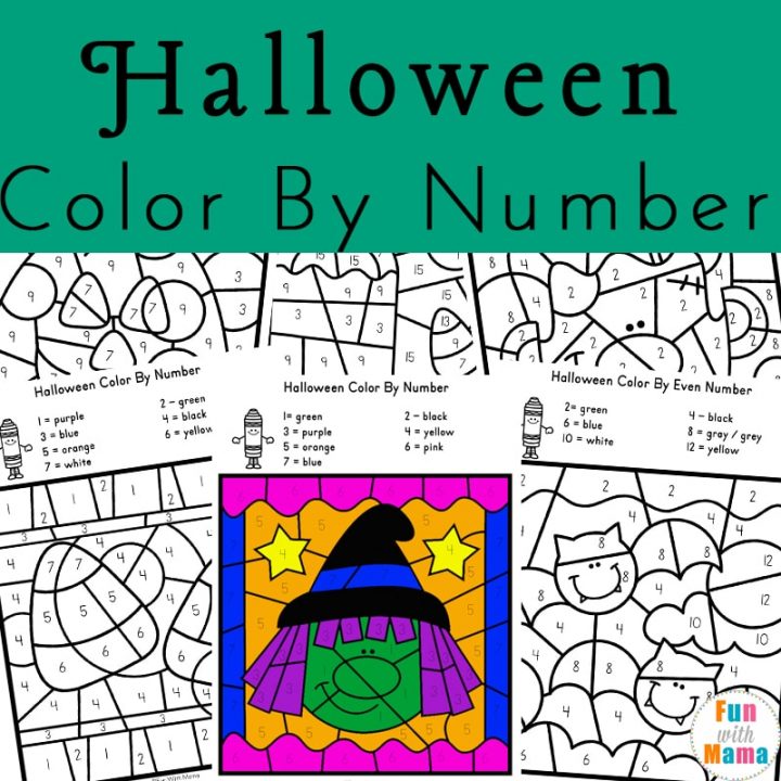 Free Printable Mini Halloween Coloring Book