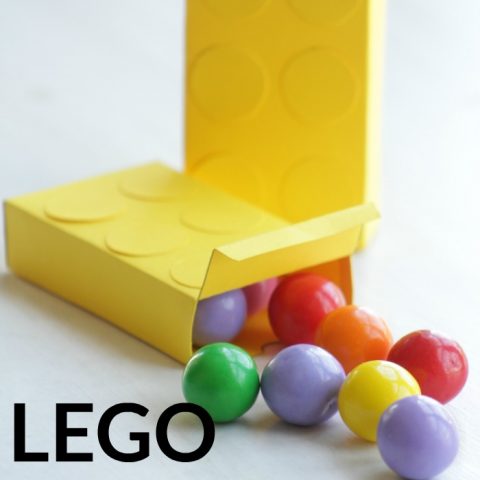 Image for LEGO Treat Boxes Printable Template