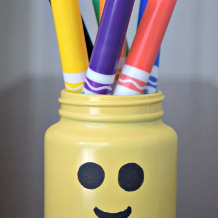 Image for DIY LEGO Head Marker Holder