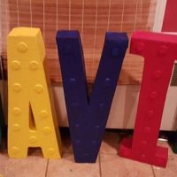 Image for Lego Inspired Giant Foam Letters