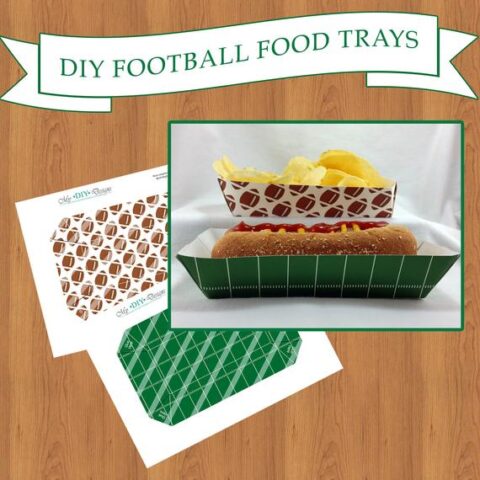 Image for DIY Printable Football Themed Food Trays
