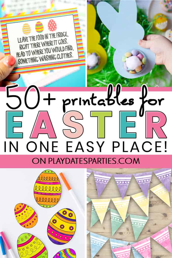 50+ Totally Awesome (and Free) Easter Printables