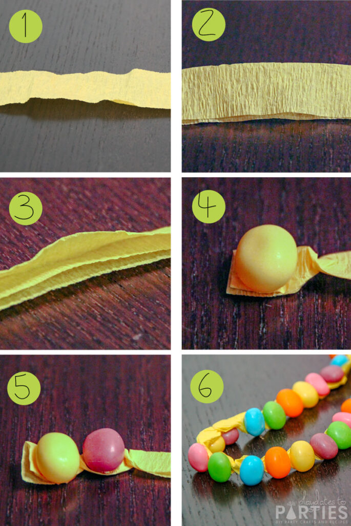 how to make a jelly bean ribbon trim