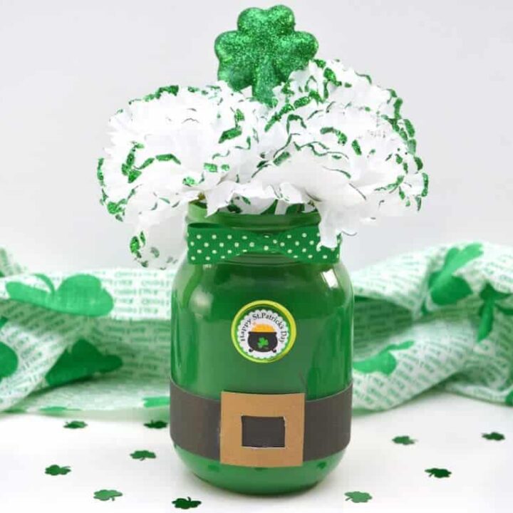 Image for Leprechaun Mason Jar St. Patrick's Day Decoration