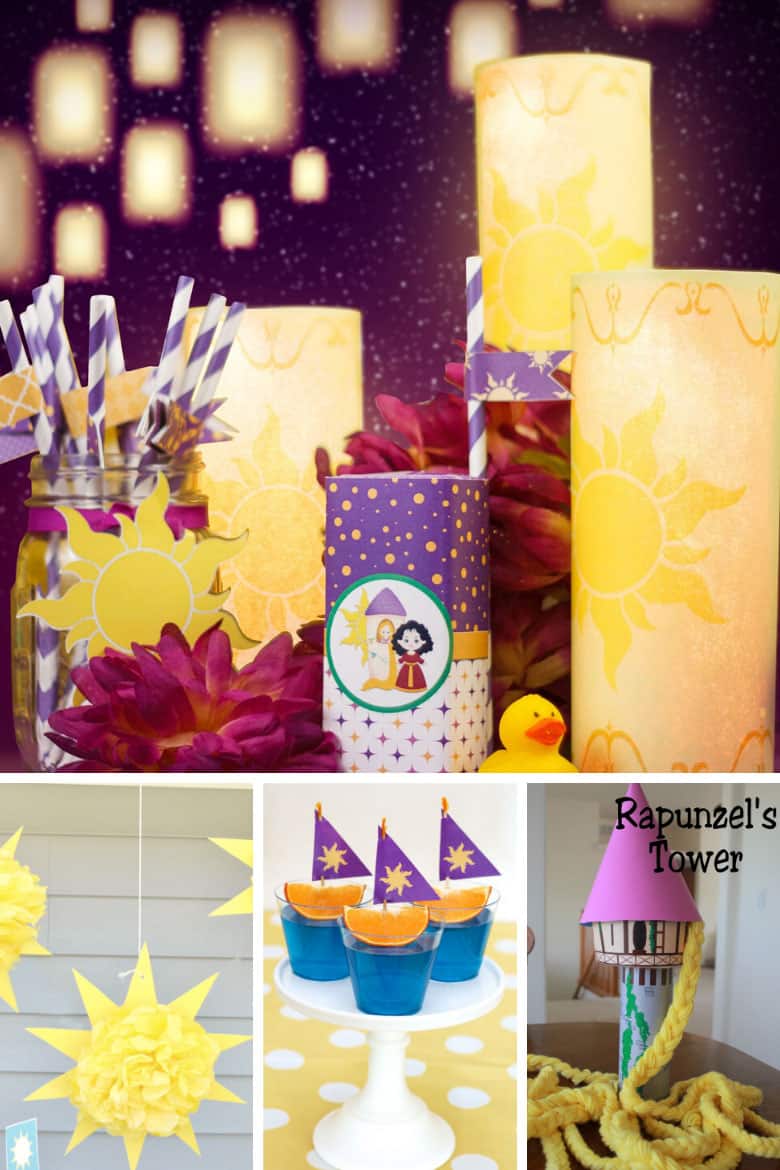 120 DIY - Parties - Princess Rapunzel ideas  tangled birthday, rapunzel  party, tangled party