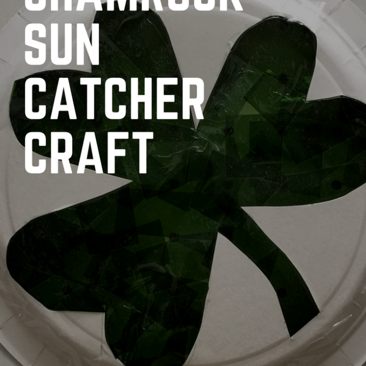 Image for Shamrock sun catcher craft