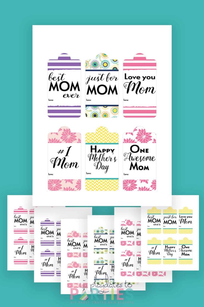 Wow! Just look at all of these cute Mother's Day printable gift tags. There  are so many to choose from, an…