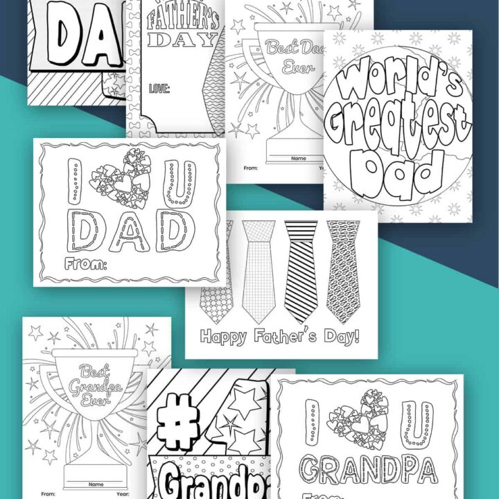 Image for Printable Father's Day Coloring Pages