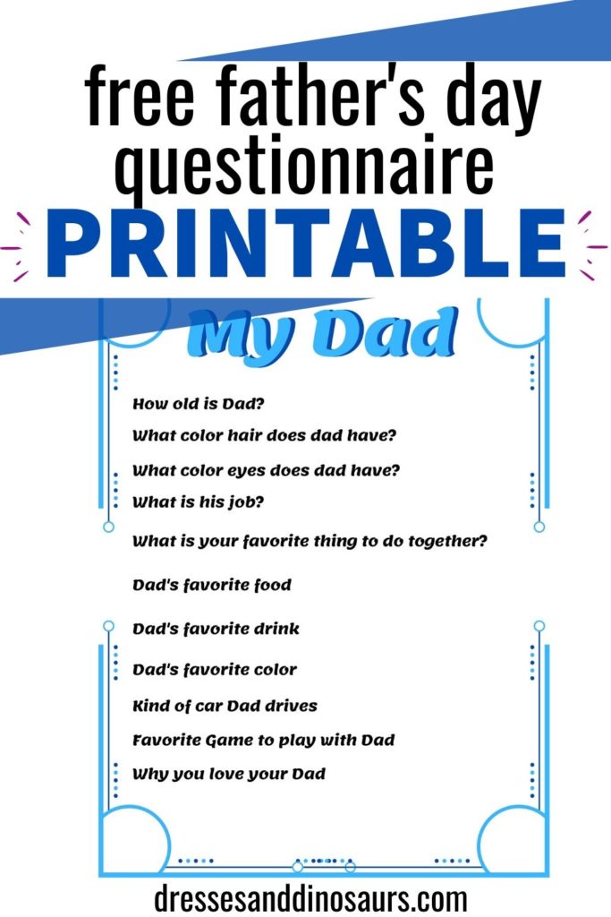 40 Father S Day Printables For The Best Father S Day Ever