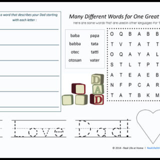 Image for Father’s Day Activity Placemats