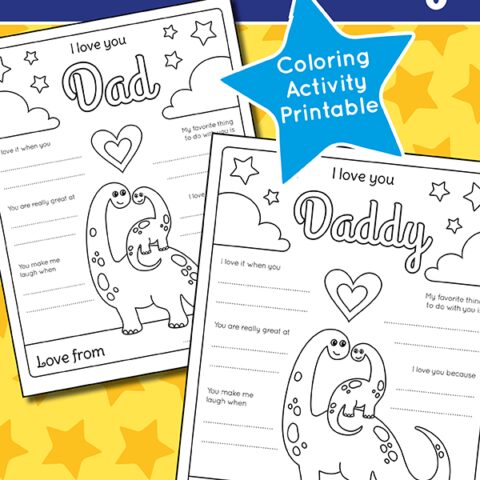 Image for Father's Day Coloring Sheet