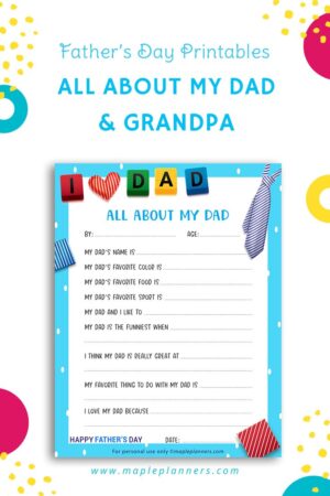 40+ Father’s Day Printables for the Best Father’s Day Ever