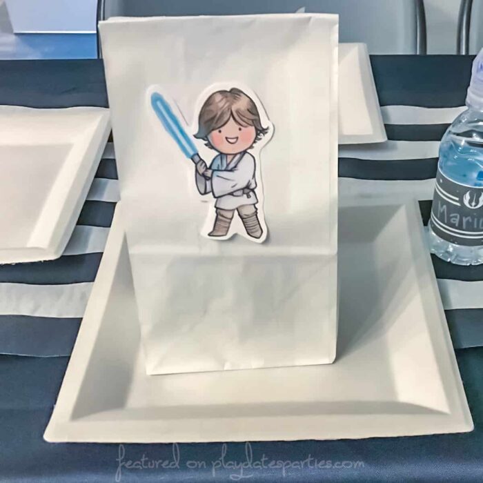 Jedi Water Bottle Covers: an easy Star Wars themed party idea!