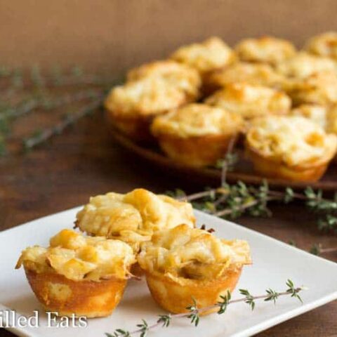 Image for French Onion Tartlets - Low Carb, Grain Free, THM S