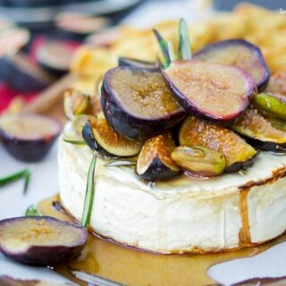 Image for Honey Baked Brie With Figs And Rosemary