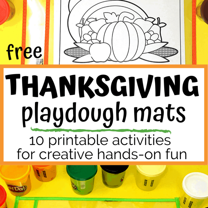 Image for Free Thanksgiving Playdough Mats for Holidays with Kids