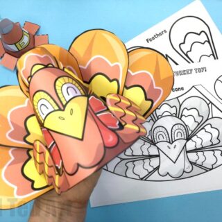 Image for 3D Printable Turkey Craft (Perfect as Place Cards)