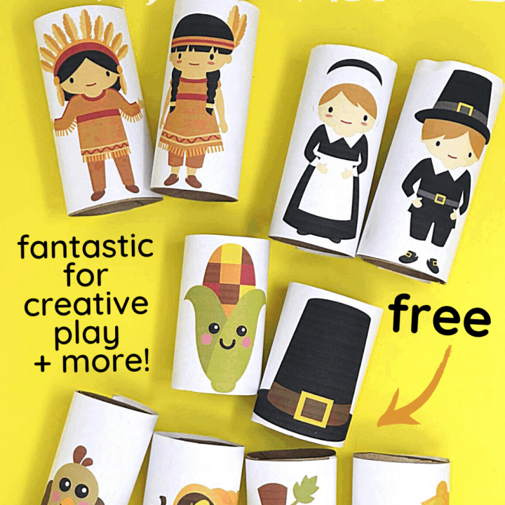 Image for Free Thanksgiving Toilet Paper Roll Figures for Holiday Fun