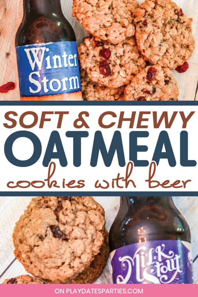 Chewy Oatmeal Cookies (made with beer!)