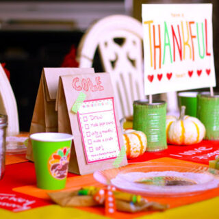 Image for Thanksgiving Decorations Kit for the Kids Table