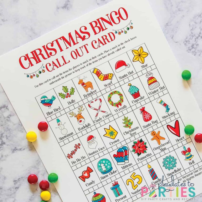 Free Printable Christmas Bingo Cards For Kids