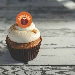 Image for FREE Printable Thanksgiving Cupcake Toppers