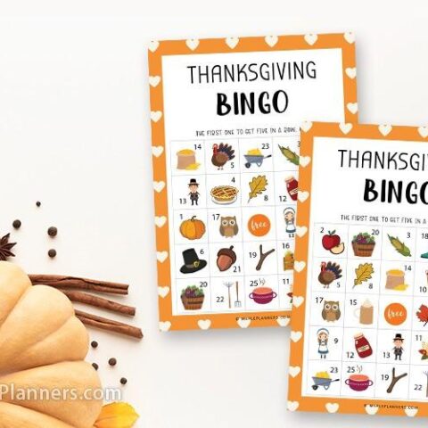 Image for Thanksgiving Bingo Free Printable