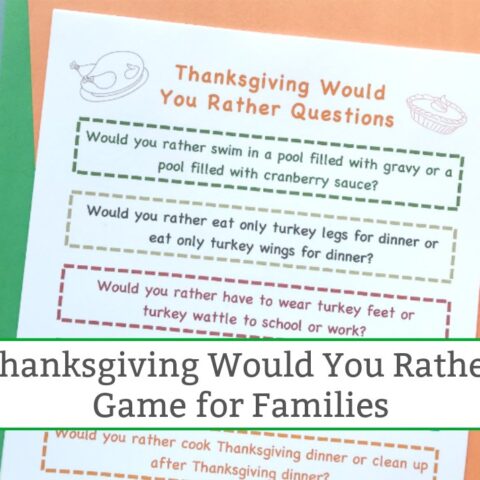 Image for Funny Thanksgiving Would You Rather Questions for Kids