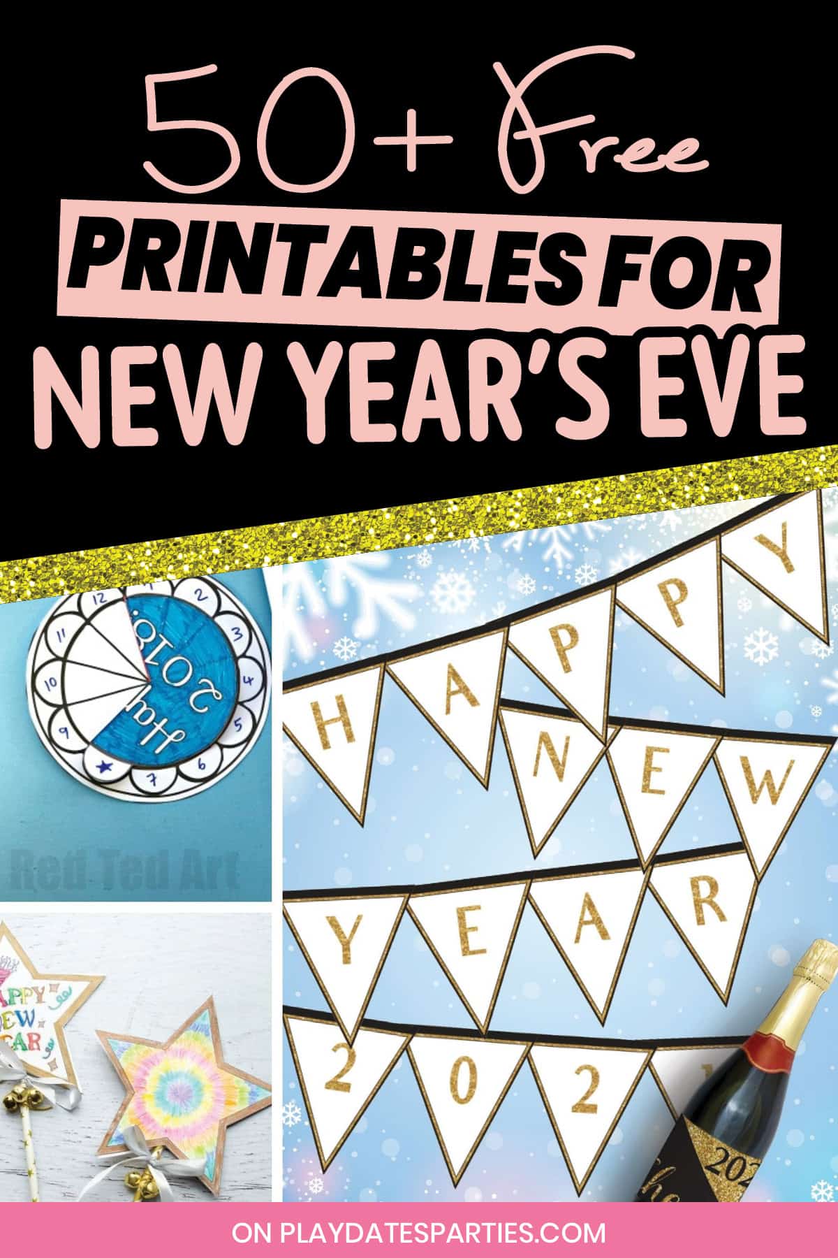 New Year's Eve Bingo Game for Kids - Toddler Approved