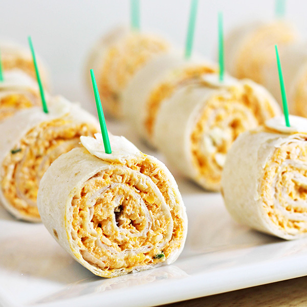 Image for Buffalo Chicken Tortilla Pinwheels Recipe