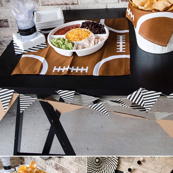 Image for Football Game Printable Backdrop