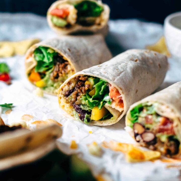 Image for Guacamole Beef Burrito Recipe